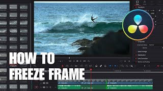 How to FREEZE FRAME in DaVinci Resolve [upl. by Monika]