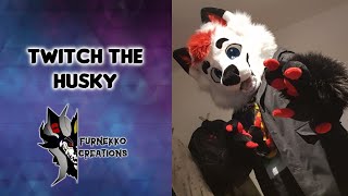 Twitch the Husky Fursuit Partial  2022 Review [upl. by Josi599]