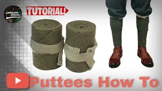 Diy puttees  how to make puttees [upl. by Erv]