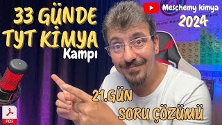 Kimyasal Tepkimeler Soru Çözümü  33 Günde TYT Kimya Kampı  Z Takımı  10 Sınıf  21gün [upl. by Kennard]