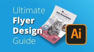 How To Design Flyers amp Leaflets In Illustrator  Adobe Tutorial [upl. by Woodward]