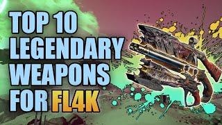 Borderlands 3  Top 10 Legendary Weapons for FL4K Updated  Best Guns for FL4K the Beastmaster [upl. by Etnahsal]