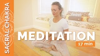 Sacral Chakra Meditation 15 Minutes Guided Meditation For The Water Chakra  Chakra Challenge [upl. by Handbook932]