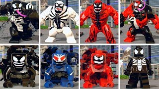 All Symbiote Character in LEGO Marvel Super Heroes 2 [upl. by Dirfliw179]