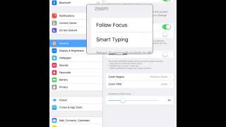 How to Enable and Disable Zoom for iPad [upl. by Otrevogir]