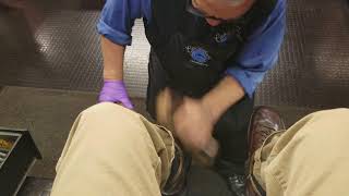 Salt Lake Airport shoe shine [upl. by Gabrielle]