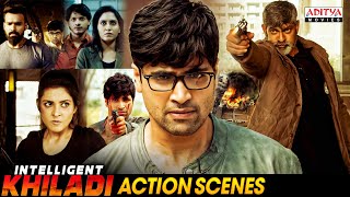 Intelligent Khiladi Movie Action Scenes  Hindi Dubbed Movie  Adivi Sesh Sobhita  Aditya Movies [upl. by Alliber]