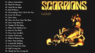 Scorpions Gold  The Best Of Scorpions  Scorpions Greatest Hits Full Album [upl. by Yate]