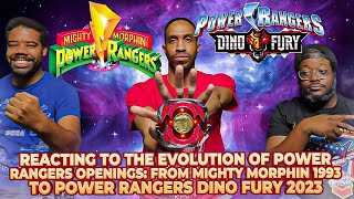 quotPower Rangers Openings Reaction Mighty Morphin 1993 to Dino Fury 2023quot [upl. by Rock]