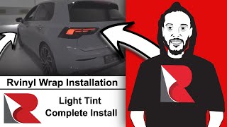 How to Wrap Your Taillights with Vinyl Tint Film [upl. by Beata166]