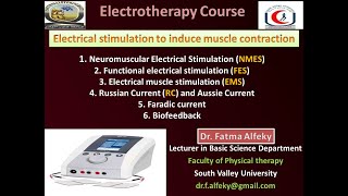 Electrical stimulation to induce muscle contraction NMES FES EMS RussianFaradic and Biofeedback [upl. by Ayhtak]