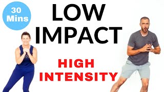 Low impact high intensity intermediate home cardio workout [upl. by Mohl]