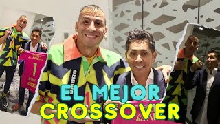 Jorge Campos inmortaliza a Nahuel Guzmán ¡Le regaló una de sus icónicas playeras [upl. by Adnalue721]