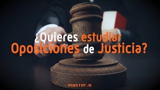 Oposiciones Justicia Online ⚖️ ¡Oposita con MasterD [upl. by Arluene]