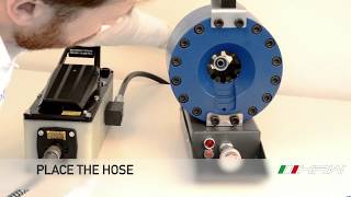 Portable hose crimping machine guide [upl. by Madeleine368]