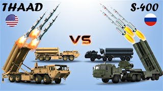 THAAD USA vs S400 Russia  Comparison between two Air Defense System [upl. by Nuri]