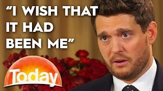 Michael Buble opens up about son’s cancer battle  TODAY Show Australia [upl. by Annairol]