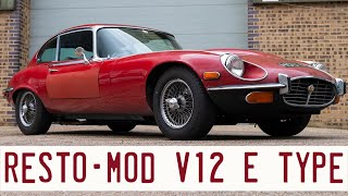 Mental Resto Mod V12 E Type Jag goes for a drive [upl. by Elvah]