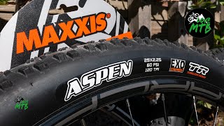 Maxxis ASPEN XC Tire Quick Check  Semislick MTB Race Tire [upl. by Saxon]