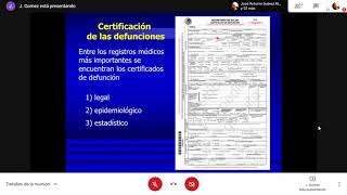 Salud Pública  Clase 10  Certificado de Defunción [upl. by Olrac]