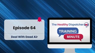 THD Training Minute episode 64 Deal With Dead Air [upl. by Katsuyama]