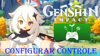 Genshin Impact  como configurar controle e joystick no PC jogo Genshin Impact em Português PT BR [upl. by Barbee914]