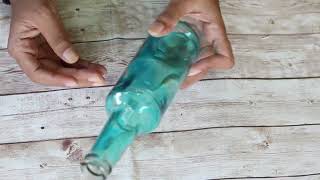 HOW TO COLOR A GLASS BOTTLE [upl. by Standing]