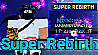 SUPER REBIRTH Update  A Heros Destiny ROBLOX [upl. by Nonaihr]