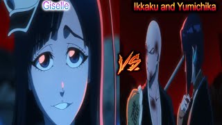 Giselle vs Ikkaku and Yumichika 4k  Bleach TYBW season 2 episode 9 [upl. by Lait510]