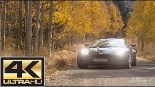 ICONIC CARS IN BEAUTIFUL SCENERY 4K  Atmospheric Music the perfect Chill Car Screensaver [upl. by Htennek395]