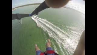 Parasailing Head Cam  Castaway Cay [upl. by Jerrie]