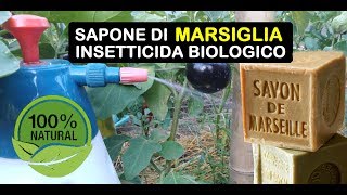 SAPONE DI MARSIGLIA INSETTICIDA BIOLOGICO [upl. by Goltz469]