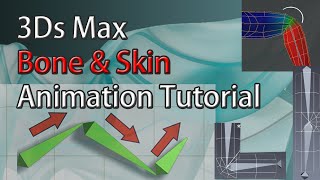 3Ds Max Bones amp Skin Animation Tutorial [upl. by Ennirak]