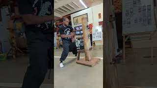 Learn The Art Of Wing Chun Using A Wooden Dummy  Solo Training  Kung Fu School [upl. by Nerradal]