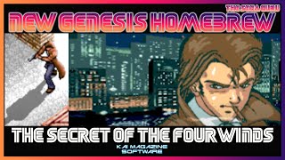 The Secret of the 4 Winds  New Sega Genesis and Mega Drive Homebrew by Kai Magazine Software [upl. by Enelehs669]