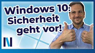 Windows 10 Diese Sicherheitseinstellungen solltest Du unbedingt vornehmen [upl. by Starla981]