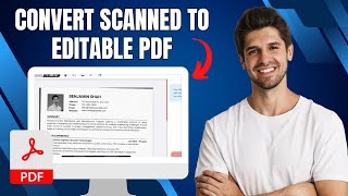 How To Convert Scanned PDF To Editable PDF  Easy amp Quick Method [upl. by Walters]