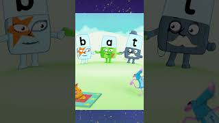 🦇 Lets Spell BAT 🦇  Learn to Spell  officialalphablocks shorts [upl. by Buseck]