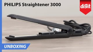 PHILIPS Straightener 3000 Unboxing [upl. by Aihsram]