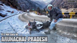 Its Not Easy in North Arunachal Pradesh near China Border Episode 3 🏍️🔥 [upl. by Audrey291]