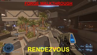 RENDEZVOUS  Forge Walkthrough HALO INFINITE [upl. by Eet]