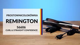 Prostownicolokówka Remington S6606 Curl amp Straight Confidence – dane techniczne – RTV EURO AGD [upl. by Assel130]