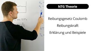 NTG Theorie  Reibungsgesetz nach Coulomb Reibungskraft Erklärung und Beispiel [upl. by Marden]