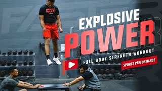 Full Body Workout For Explosive POWER amp SPEED [upl. by Towroy]