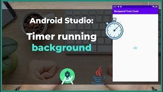 Countdown Timer  Keep timer running when closing the app  Android Studio Tutorial [upl. by Elleivap]