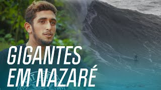 Pedro Scooby Lucas Chumbo e Maya Gabeira encaram as BOMBAS de Nazaré  Alerta Ondas Gigantes [upl. by Nek]