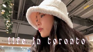 LIFE IN TORONTO  Grocery Shopping at Eataly Cafe Work date amp Thanksgiving Dinner [upl. by Kred981]