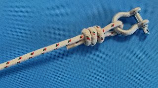 How to tie a Scaffold Knot  StepbyStep Tutorial [upl. by Tavi]