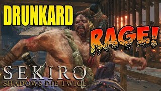 Sekiro Shadows Die Twice  JUZOU DRUNKARD BOSS RAGE 6 [upl. by Ahsinaj]