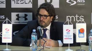 Press conference  LIVE  Partizan NIS  FMP 02112019 [upl. by Aicenra]